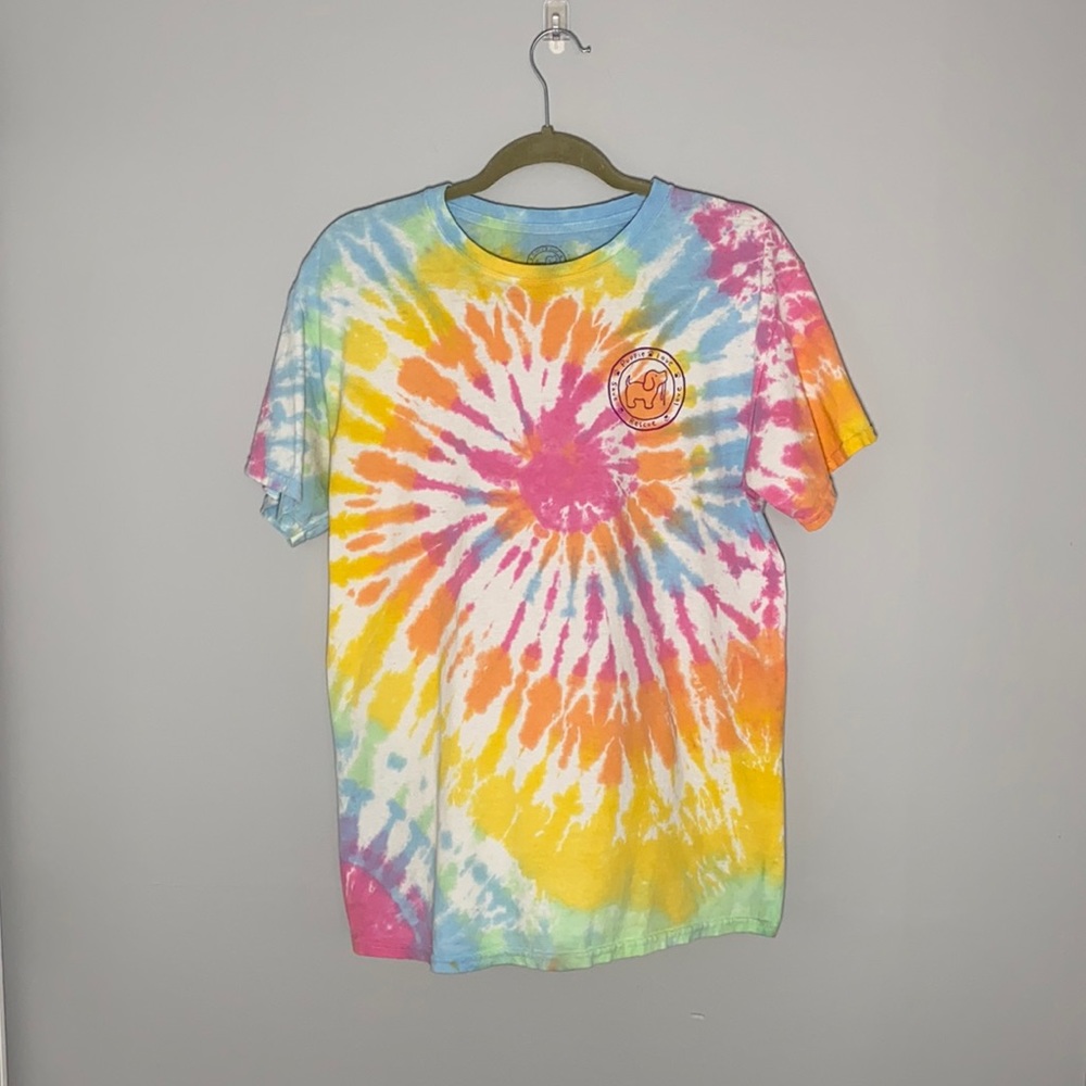 Puppie love tye-dye T-shirt